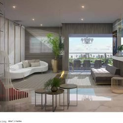 Aruanã 88m², 3 Suítes - Perspectiva